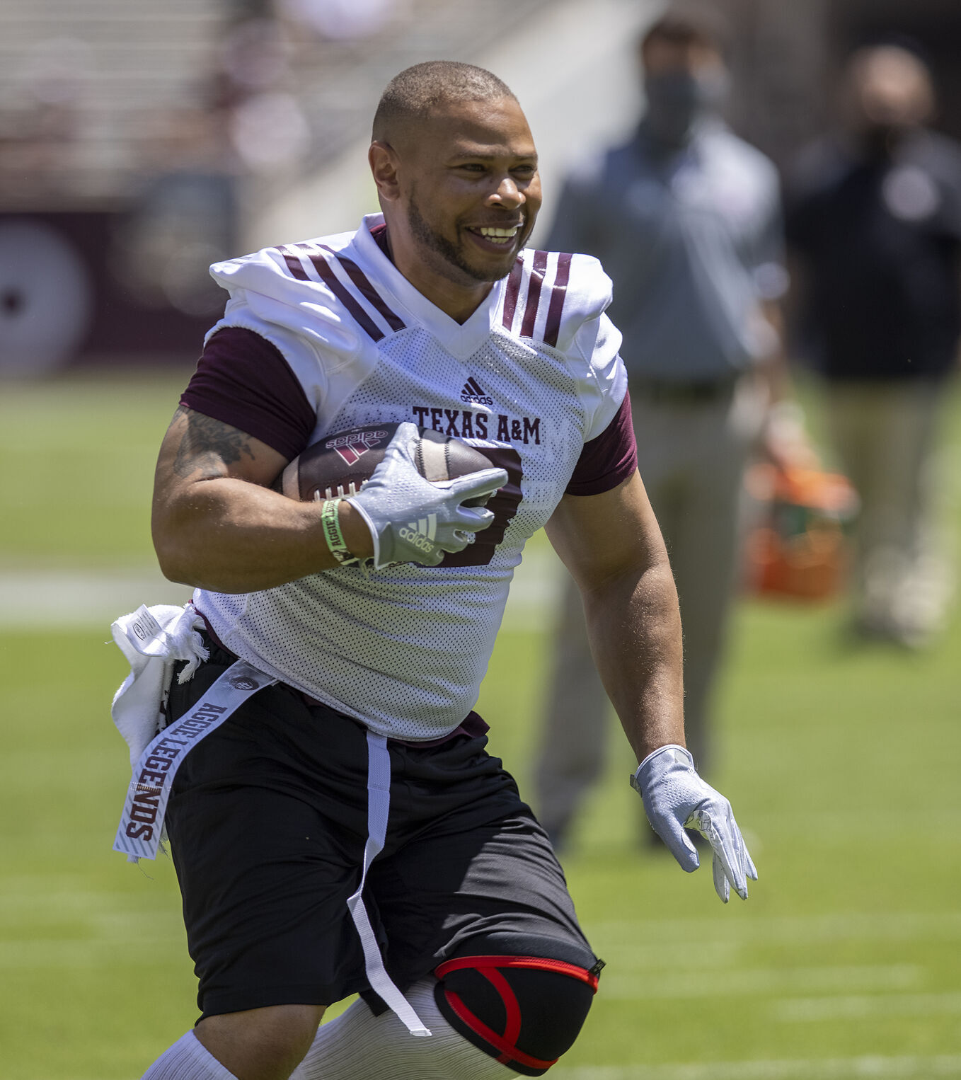 Maroon & White